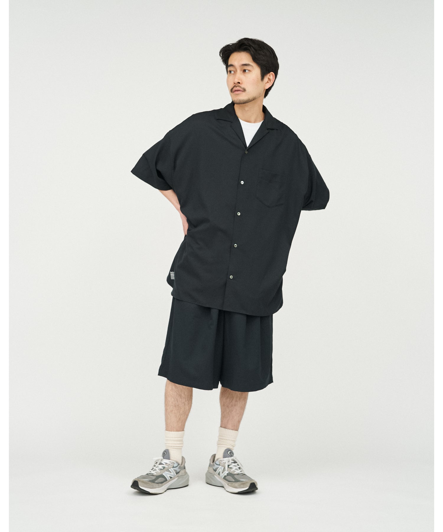 COOLFIBER OPEN COLLAR S/S SHIRT