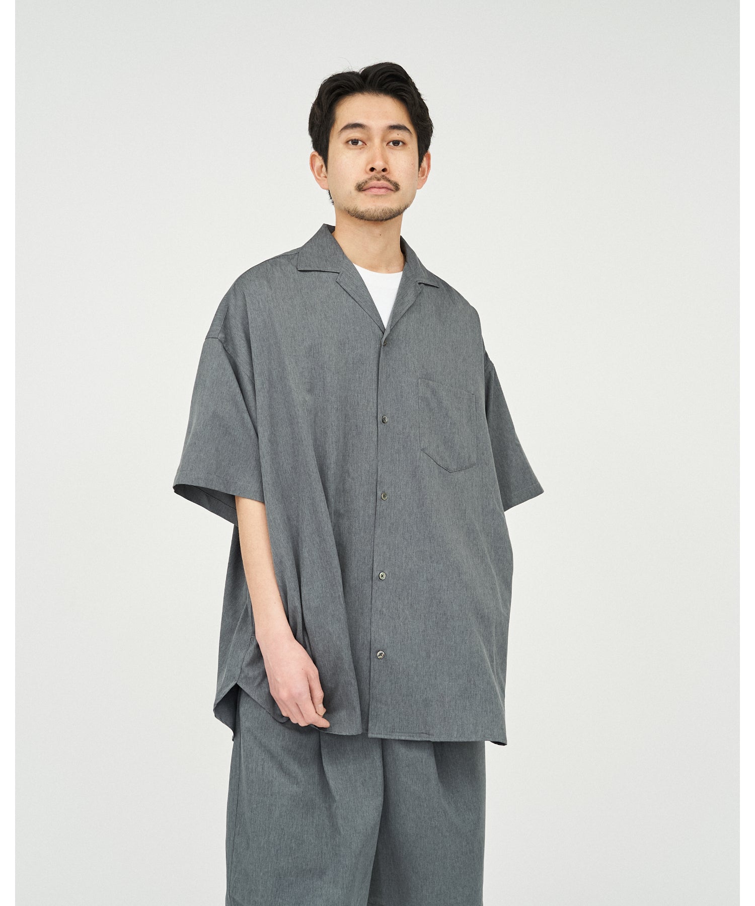 COOLFIBER OPEN COLLAR S/S SHIRT