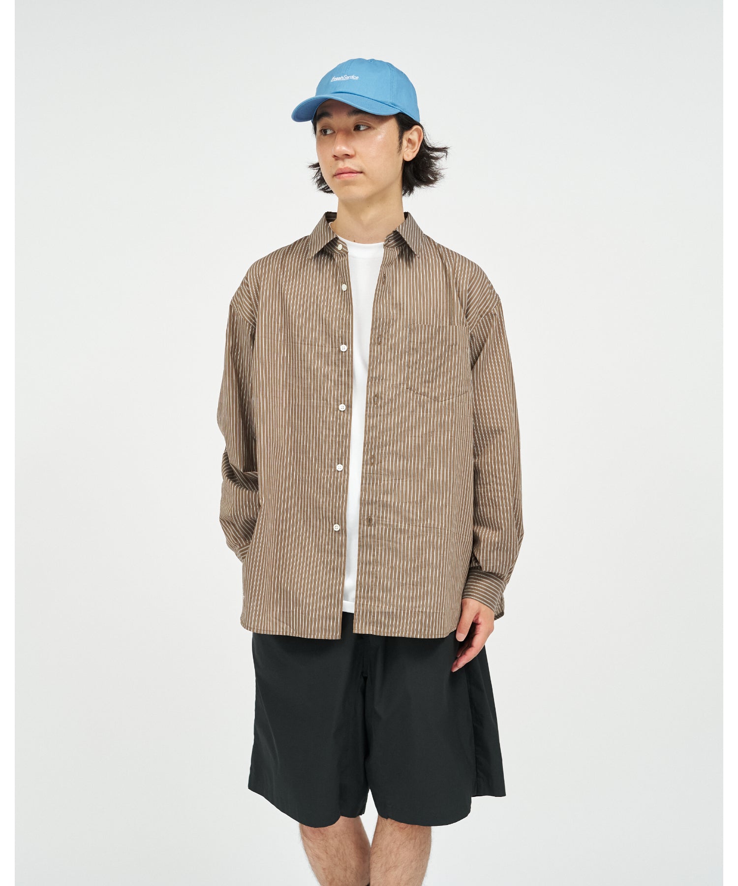 HRAFTeX L/S STRIPE SHIRT