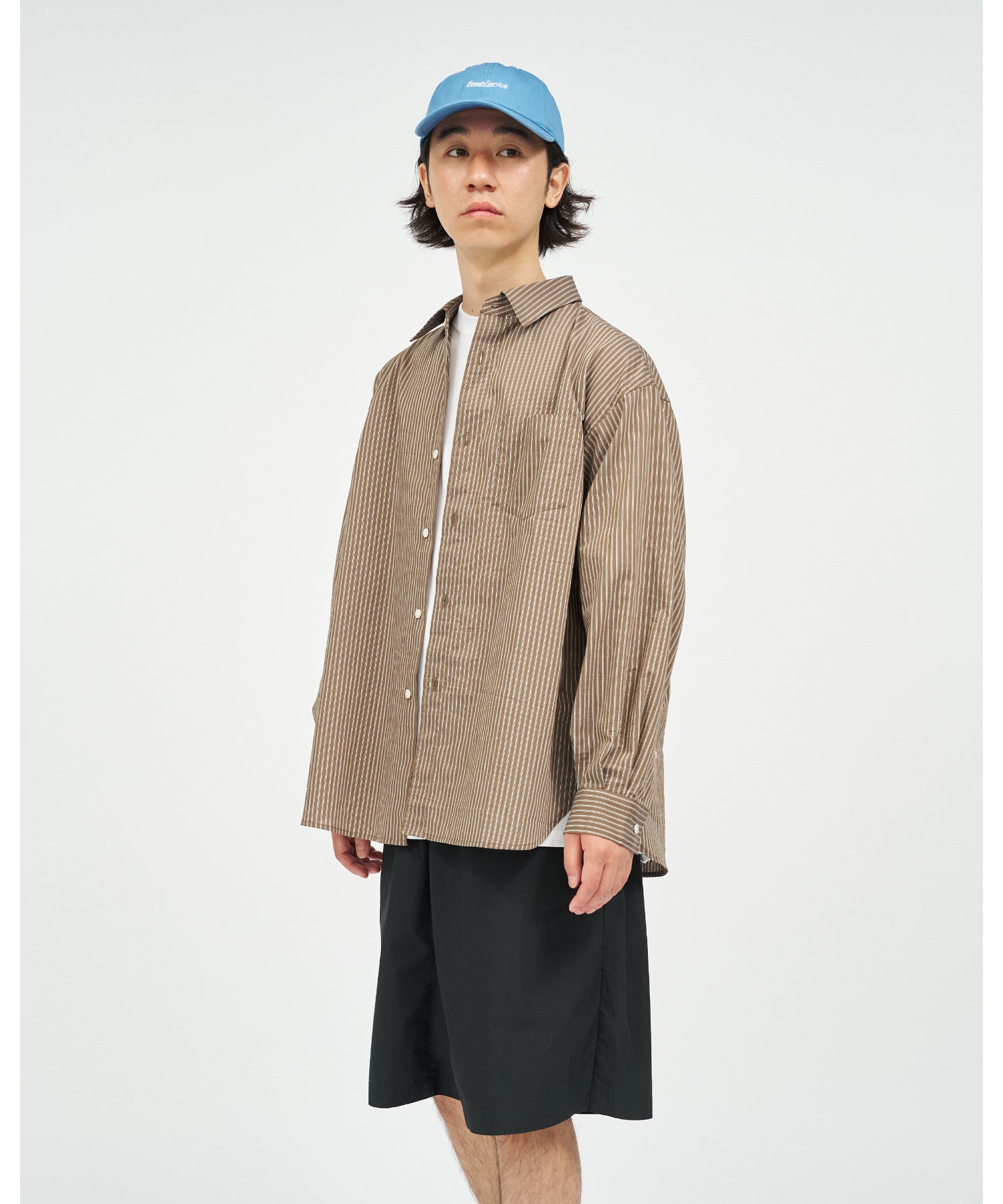 HRAFTeX L/S STRIPE SHIRT