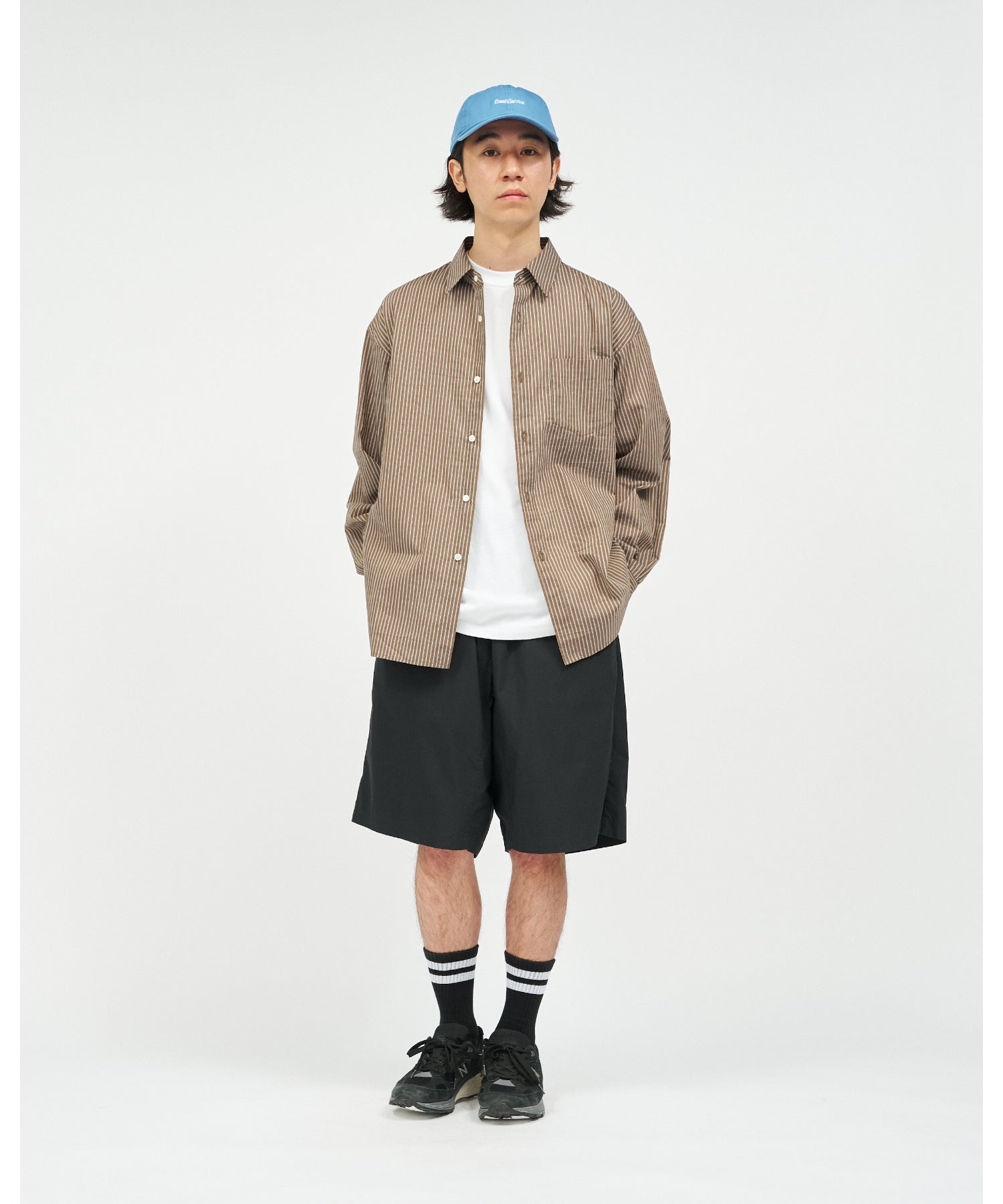 HRAFTeX L/S STRIPE SHIRT