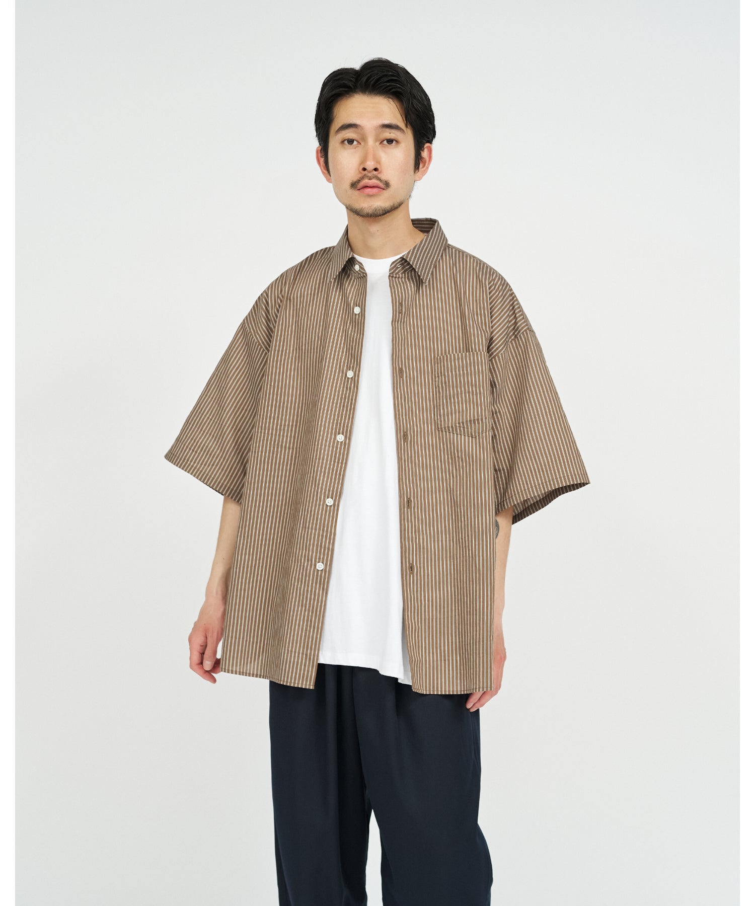 HRAFTeX S/S STRIPE SHIRT