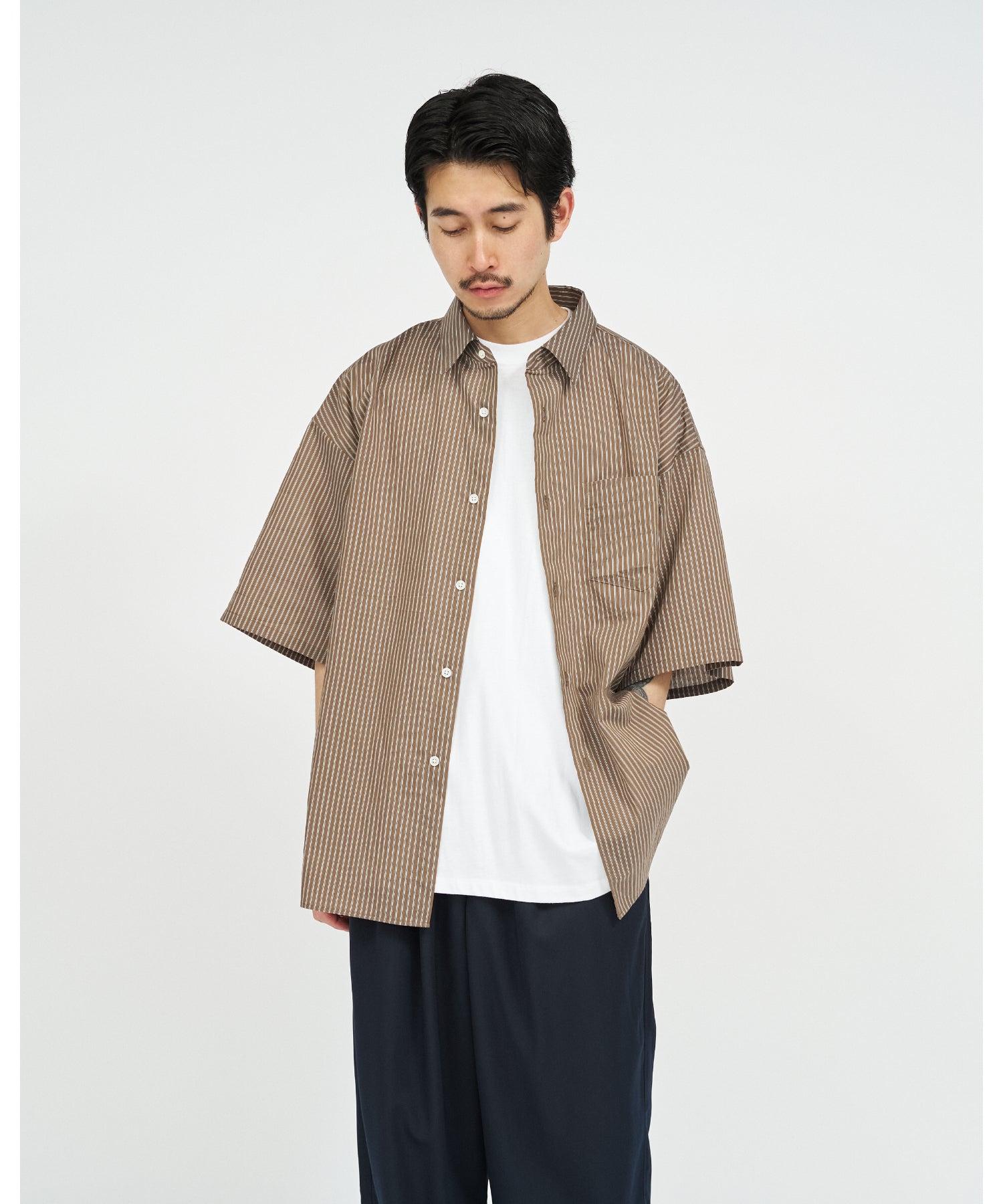 HRAFTeX S/S STRIPE SHIRT