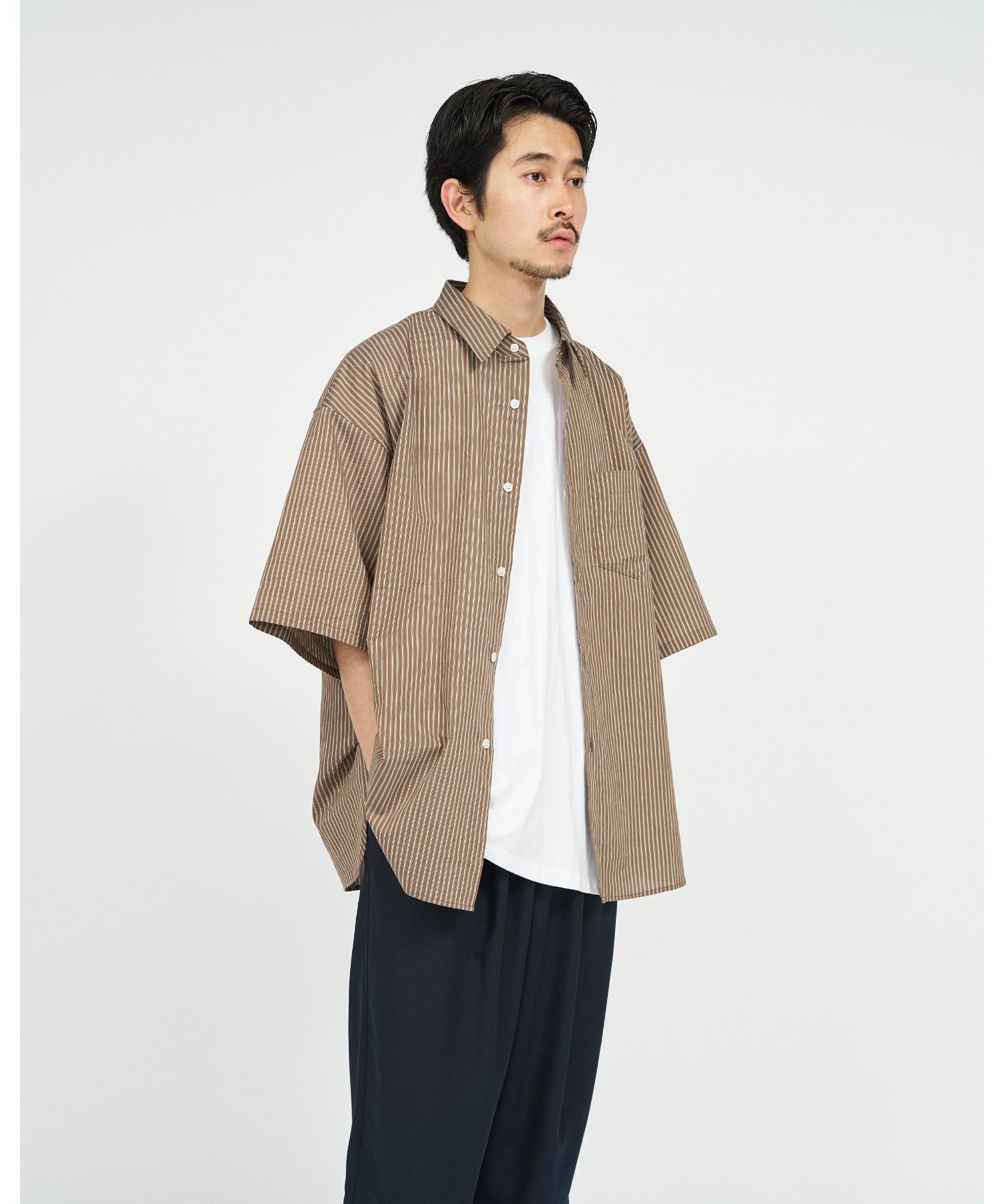 HRAFTeX S/S STRIPE SHIRT