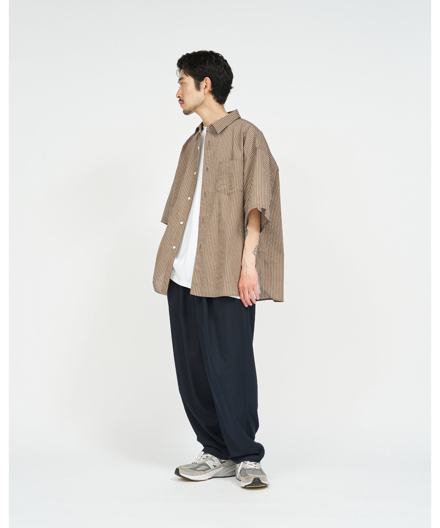 HRAFTeX S/S STRIPE SHIRT