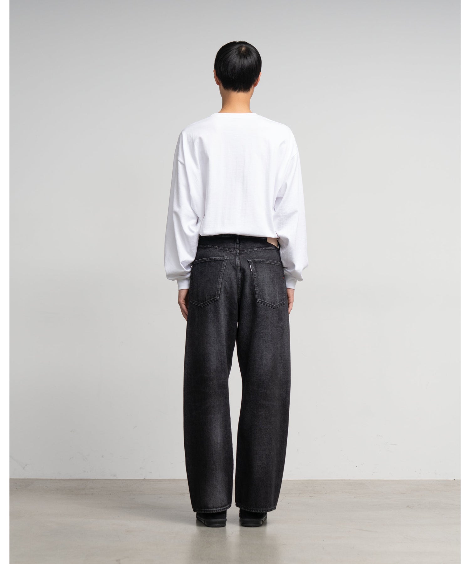 Selvage Denim Five Pocket Wide Straight Pants - Graphpaper