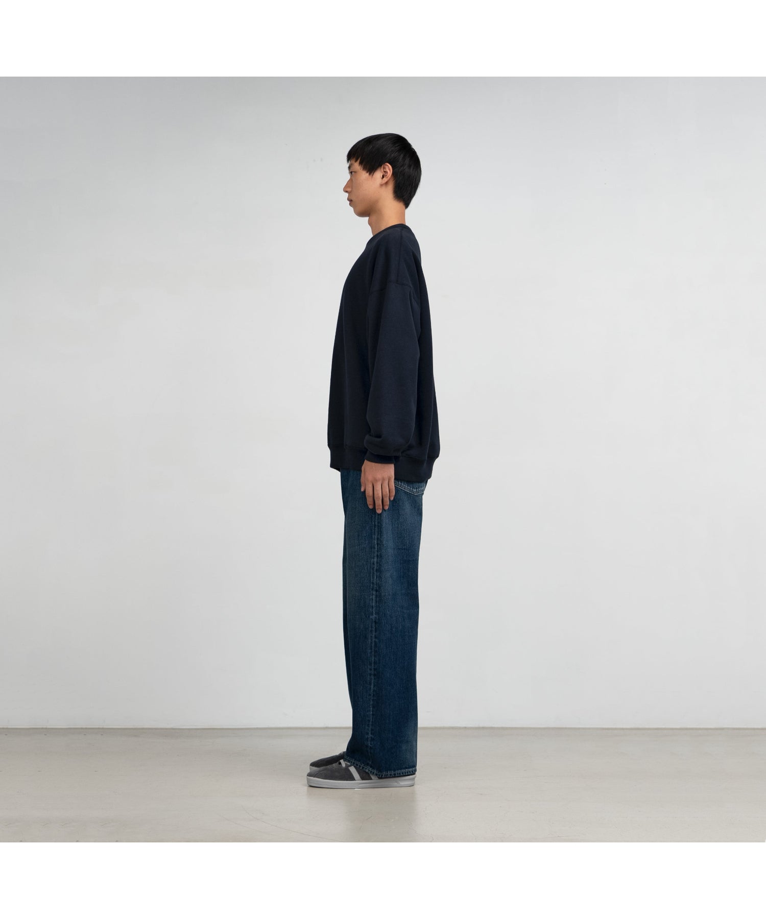 Selvage Denim Five Pocket Wide Straight Pants - Graphpaper