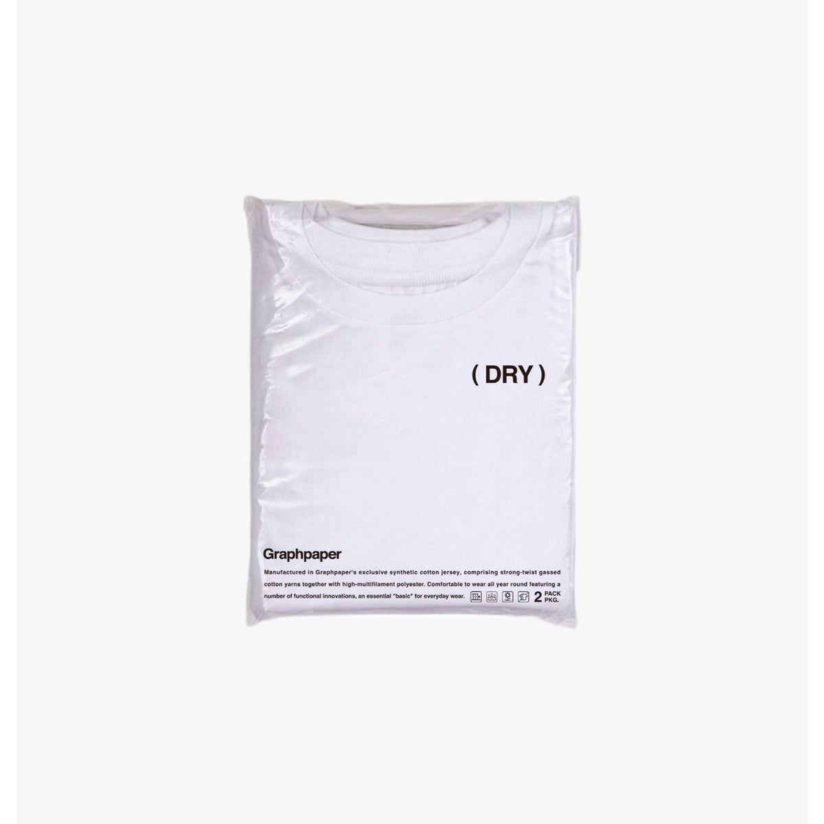 DRY 2-Pack Crew Neck Tee - Graphpaper (グラフペーパー) - tops