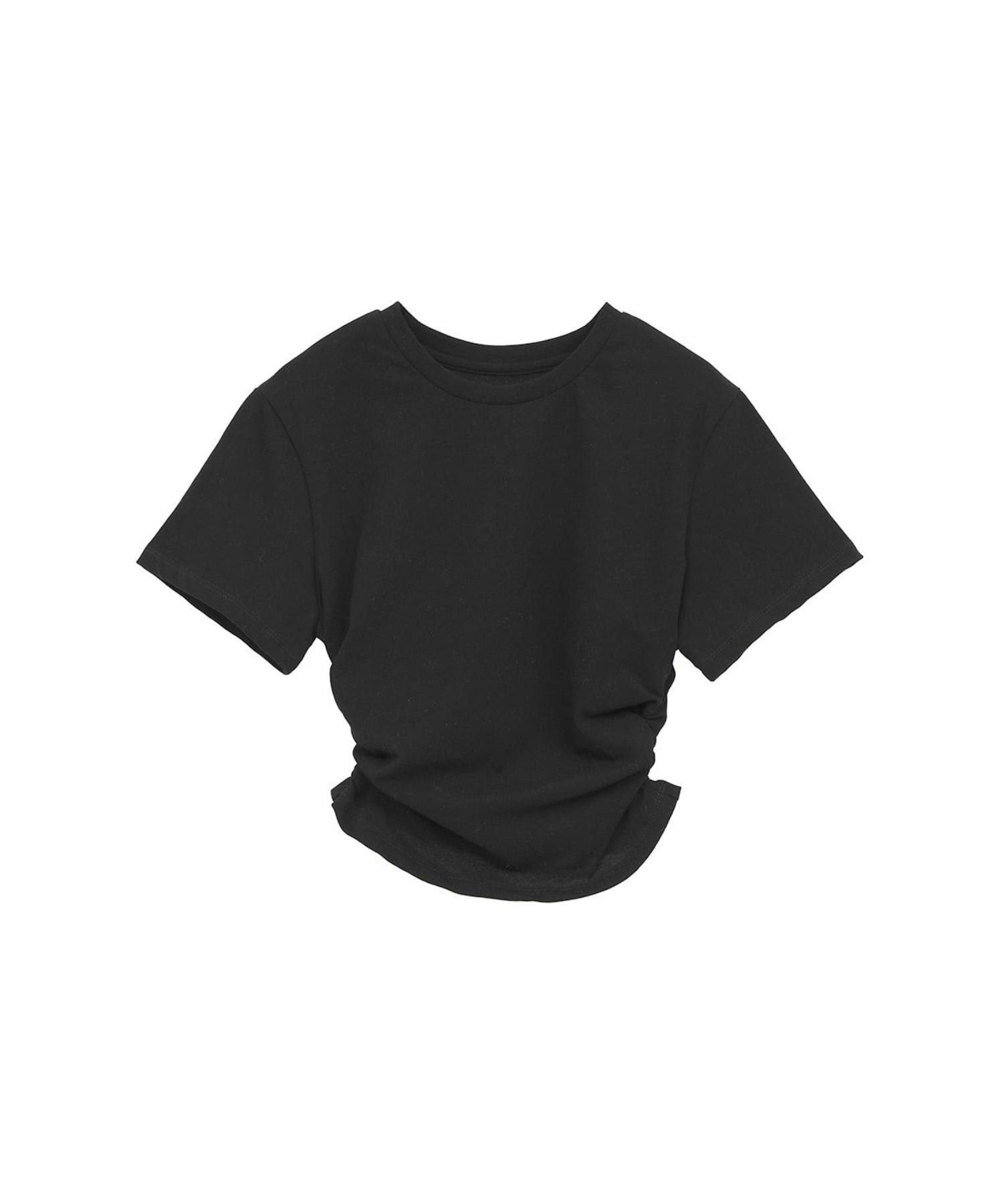 SHIRRED HEM COMPACT TOPS