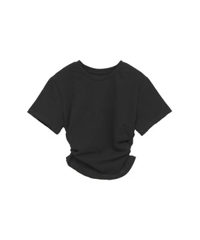 SHIRRED HEM COMPACT TOPS
