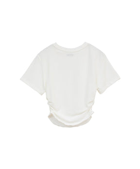 SHIRRED HEM COMPACT TOPS
