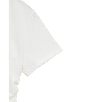 SHIRRED HEM COMPACT TOPS