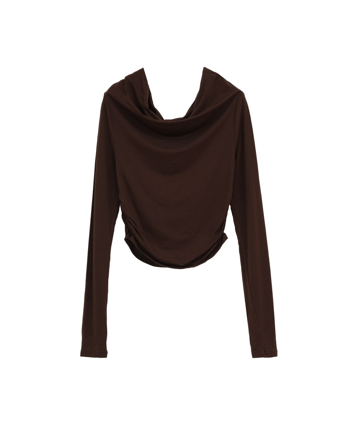 DRAPED OFF SHOULDER SOFT CUT TOPS