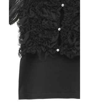 TULLE VEST LAYERED TOPS