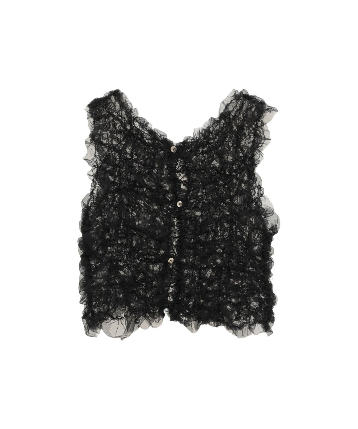 TULLE VEST LAYERED TOPS