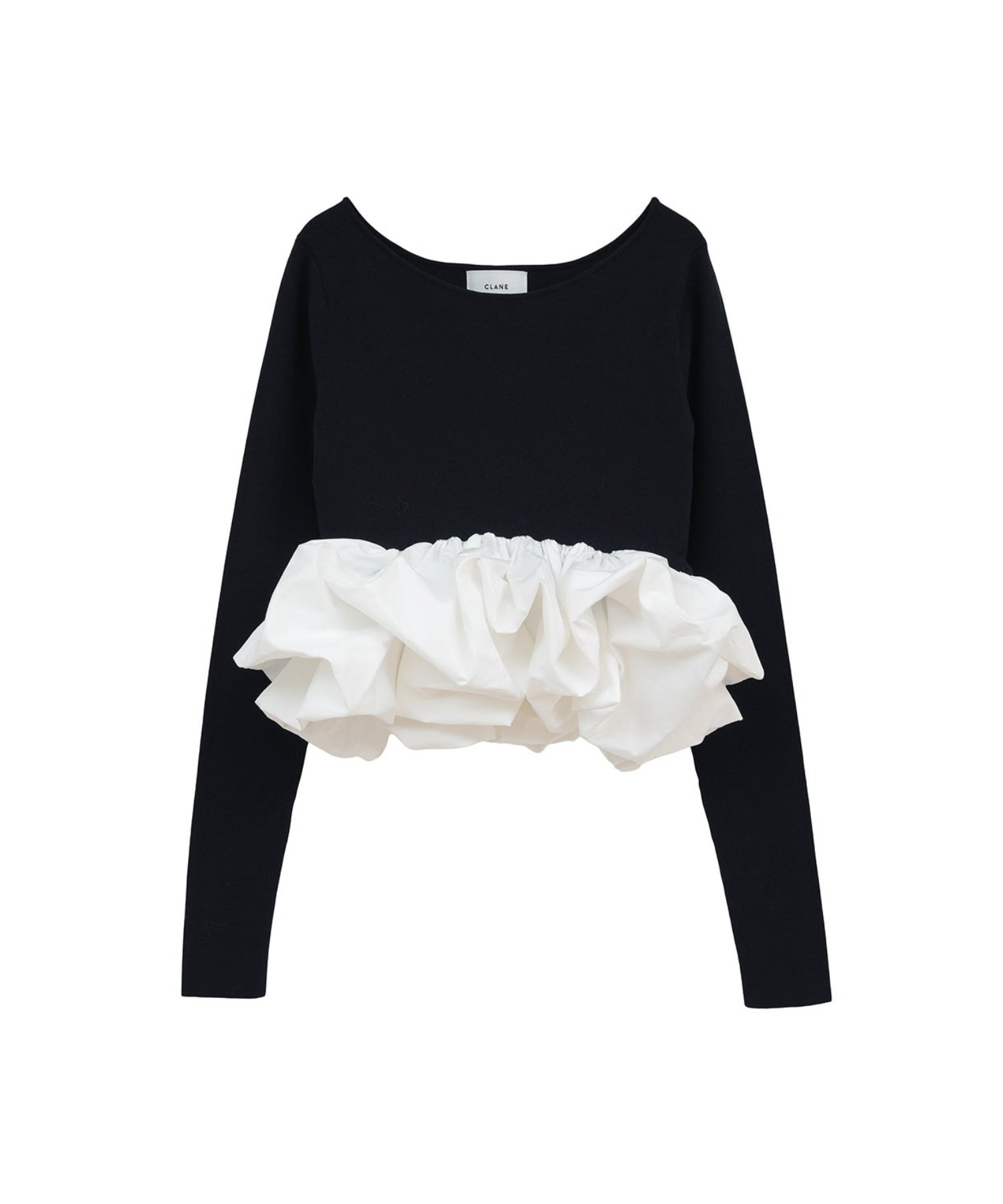 W BALLOON SHORT KNIT TOPS