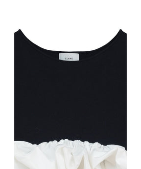 W BALLOON SHORT KNIT TOPS