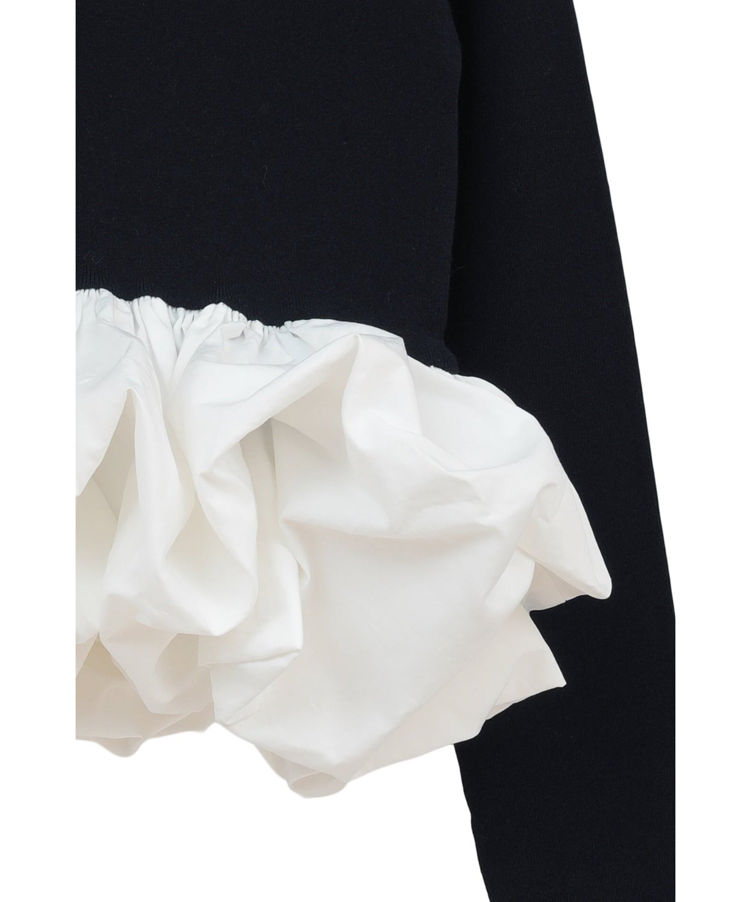 W BALLOON SHORT KNIT TOPS