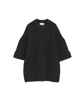 OVER HALF SLEEVE KNIT TOPS