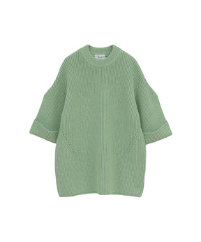 OVER HALF SLEEVE KNIT TOPS