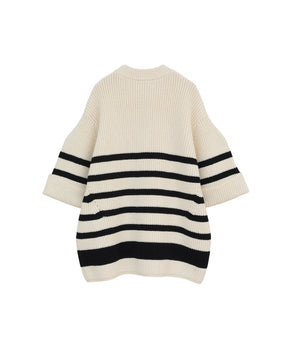 OVER HALF SLEEVE KNIT TOPS