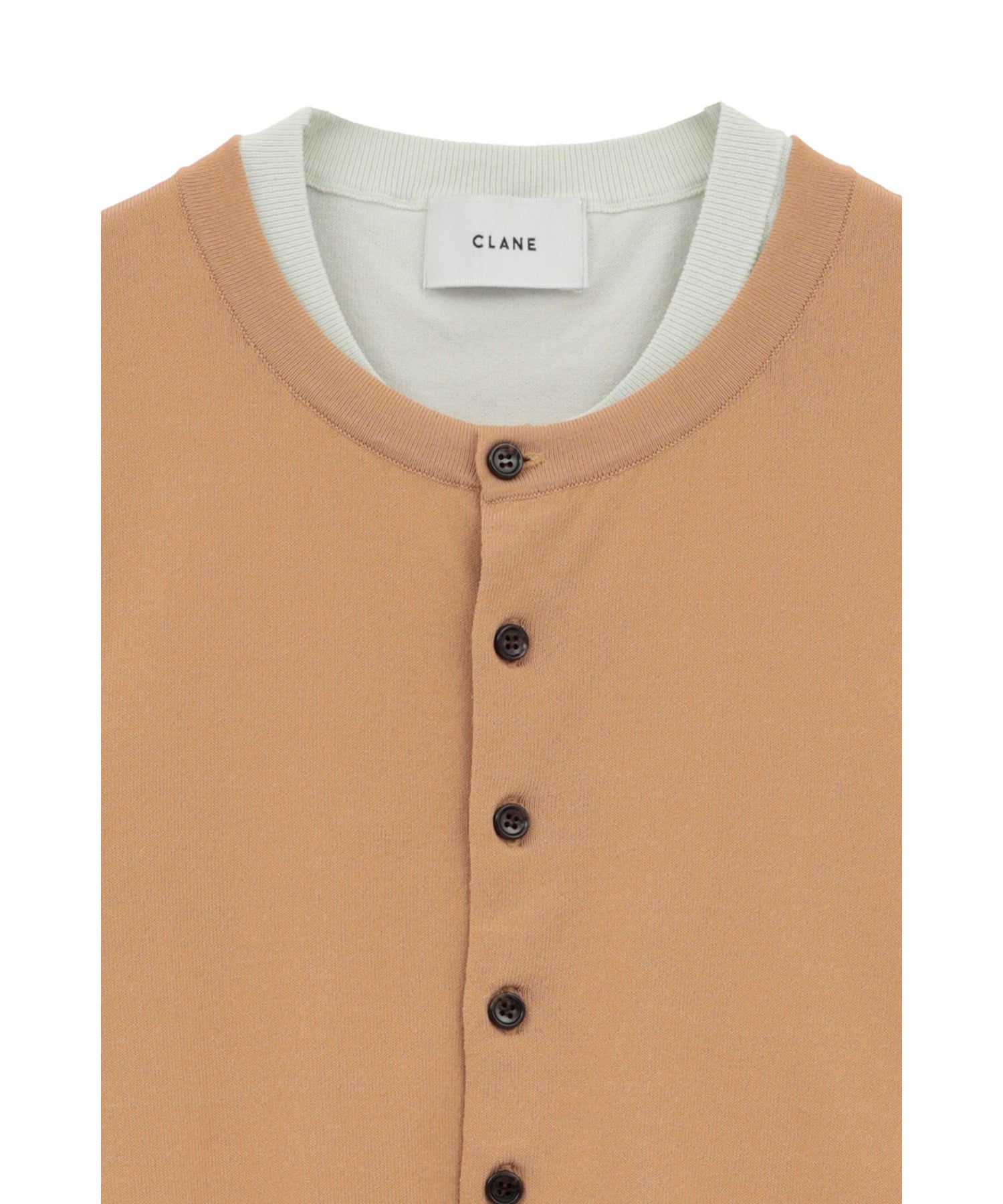 W LAYERED KNIT CARDIGAN