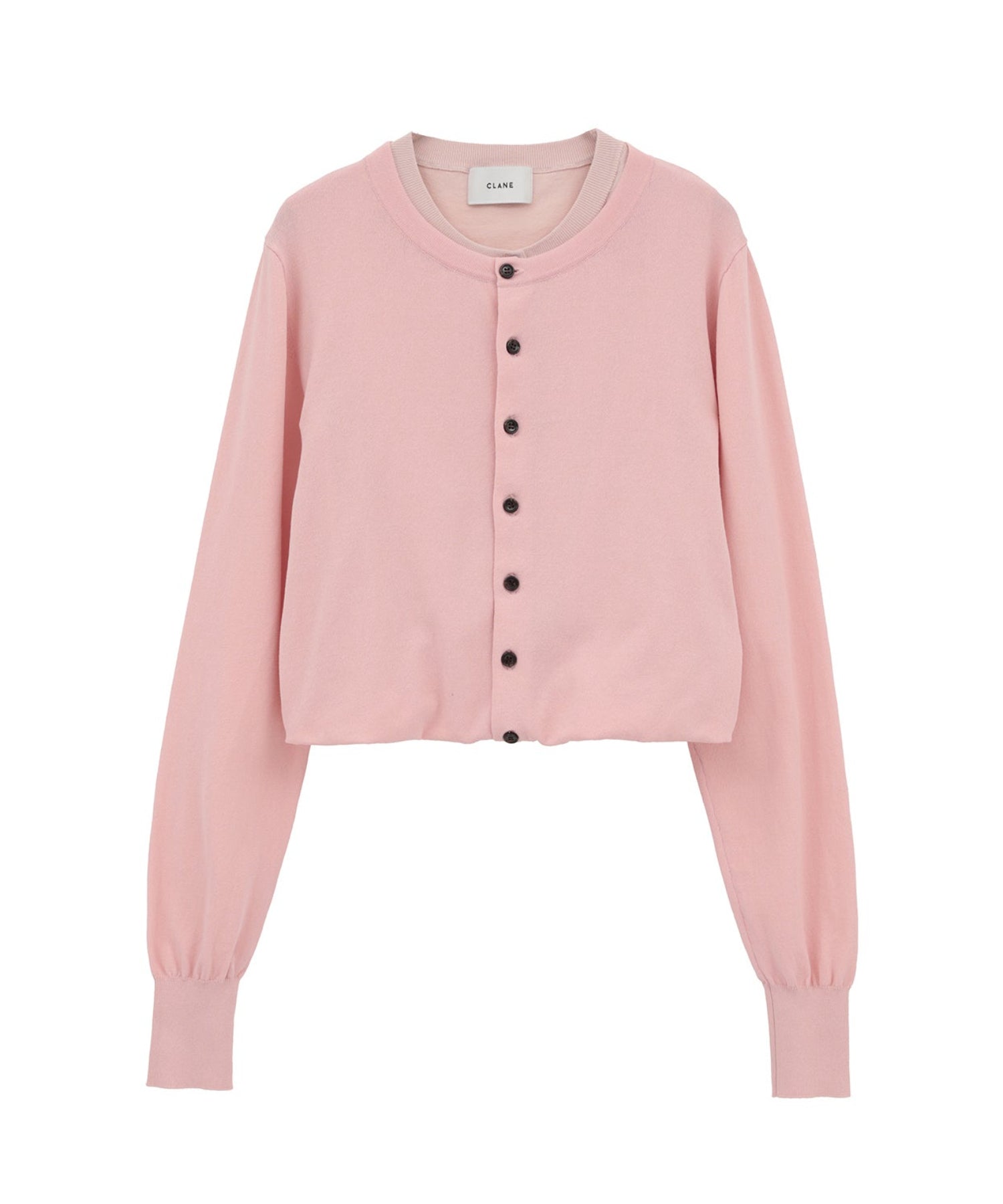 W LAYERED KNIT CARDIGAN