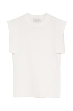 SQUARE SLEEVE KNIT TOPS