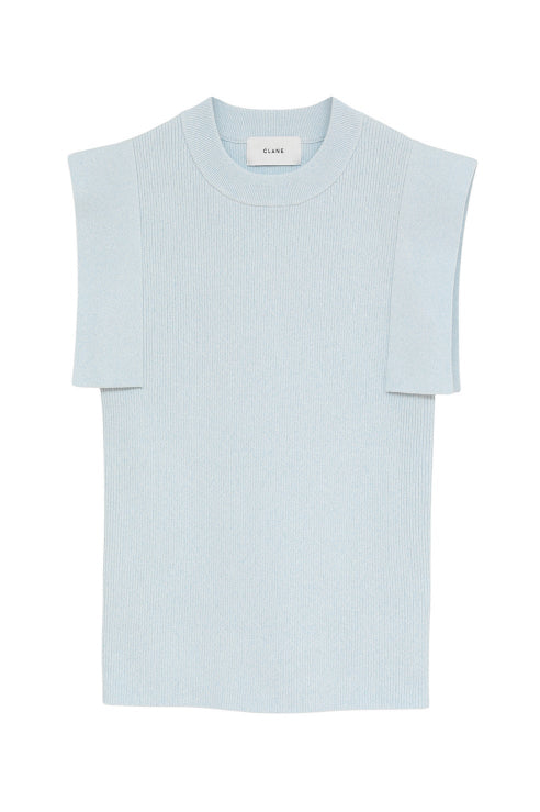 SQUARE SLEEVE KNIT TOPS