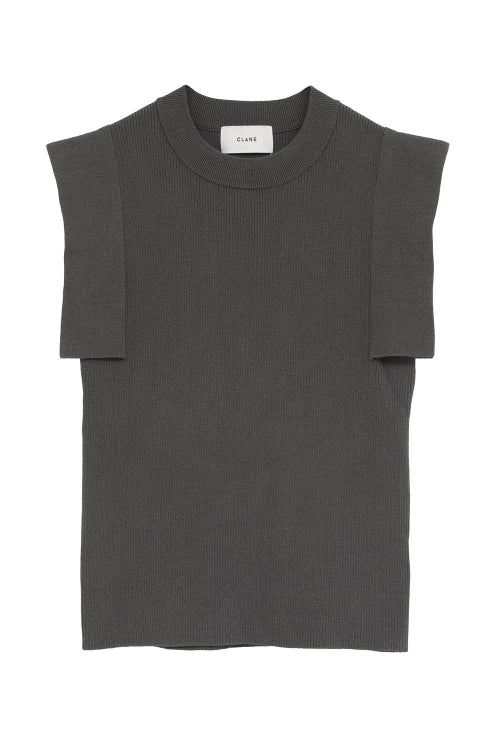 SQUARE SLEEVE KNIT TOPS