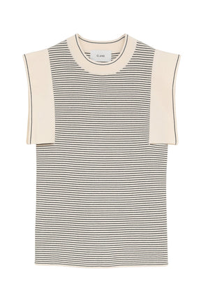 SQUARE SLEEVE KNIT TOPS