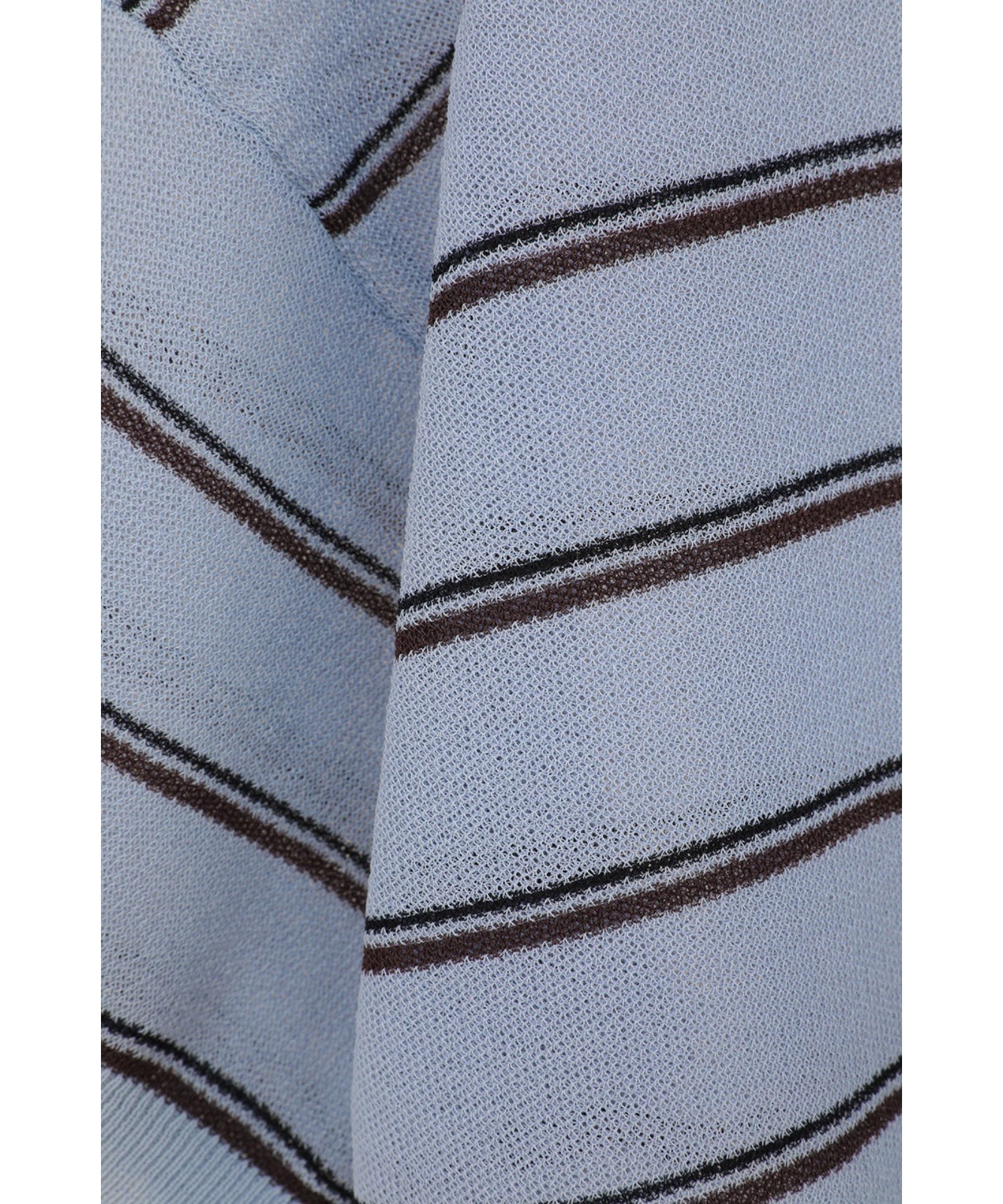 SPONGY SHEER POLO KNIT TOPS