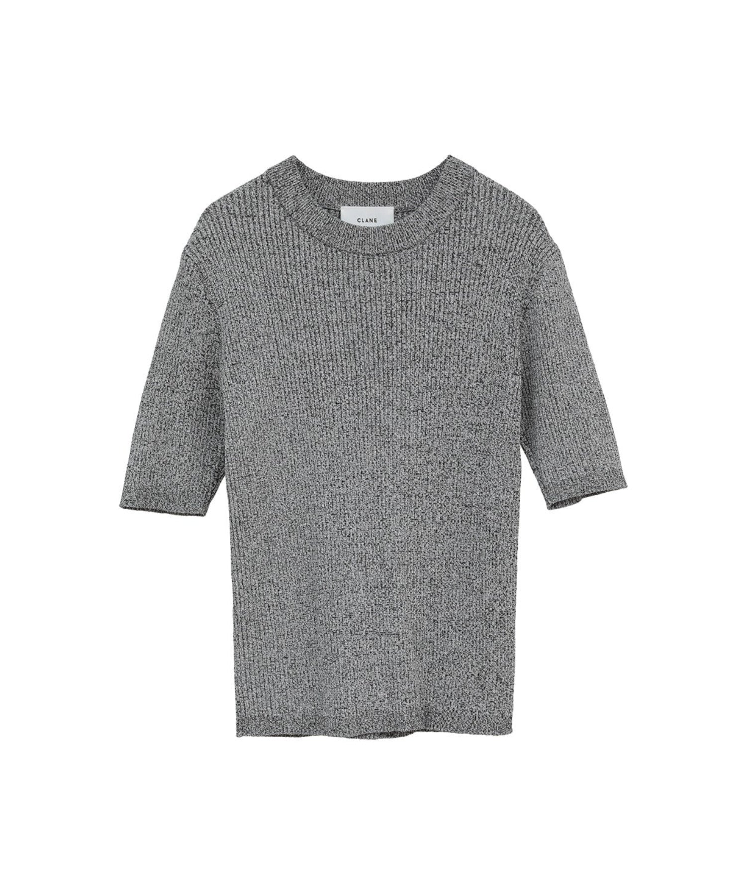 CLANE トップス　サイズ2 CLANE - ダブルフェイス ヤク ニットトップス - W FACE HALF ZIP YAK