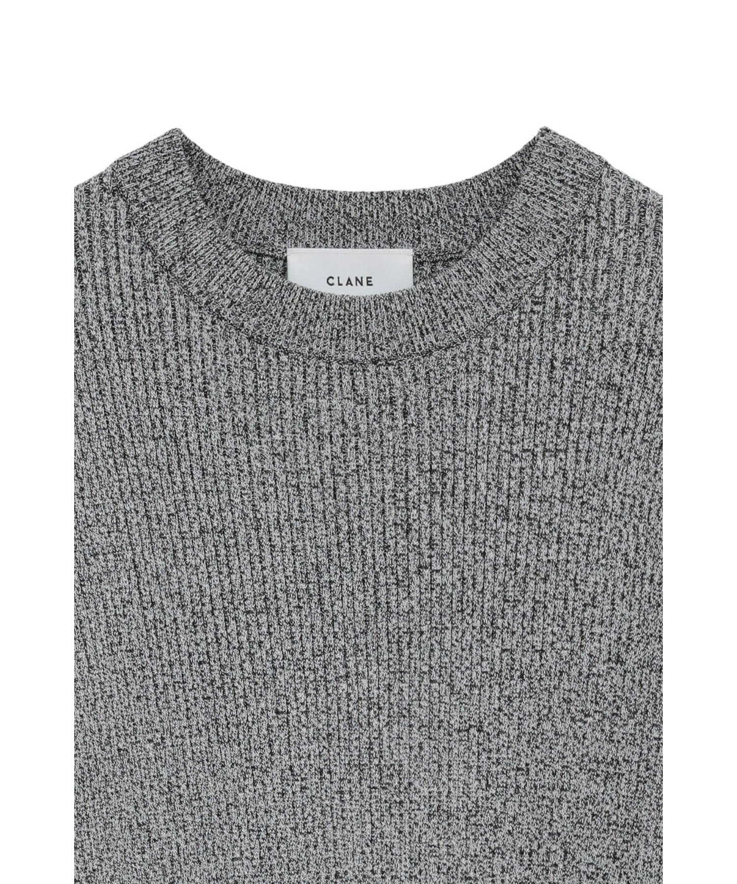 クラネ VOLUME SLEEVE H/N KNIT CLANE - ハイネックリブニット ｜ H/N RIB KNIT TOPS (MIX) | ADDICT