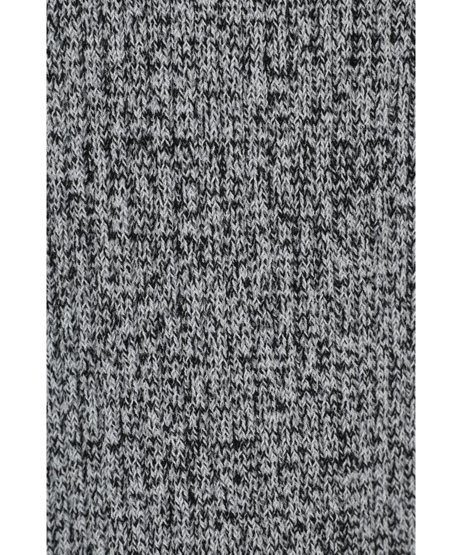 H/N HALF SLEEVE RIB KNIT TOPS