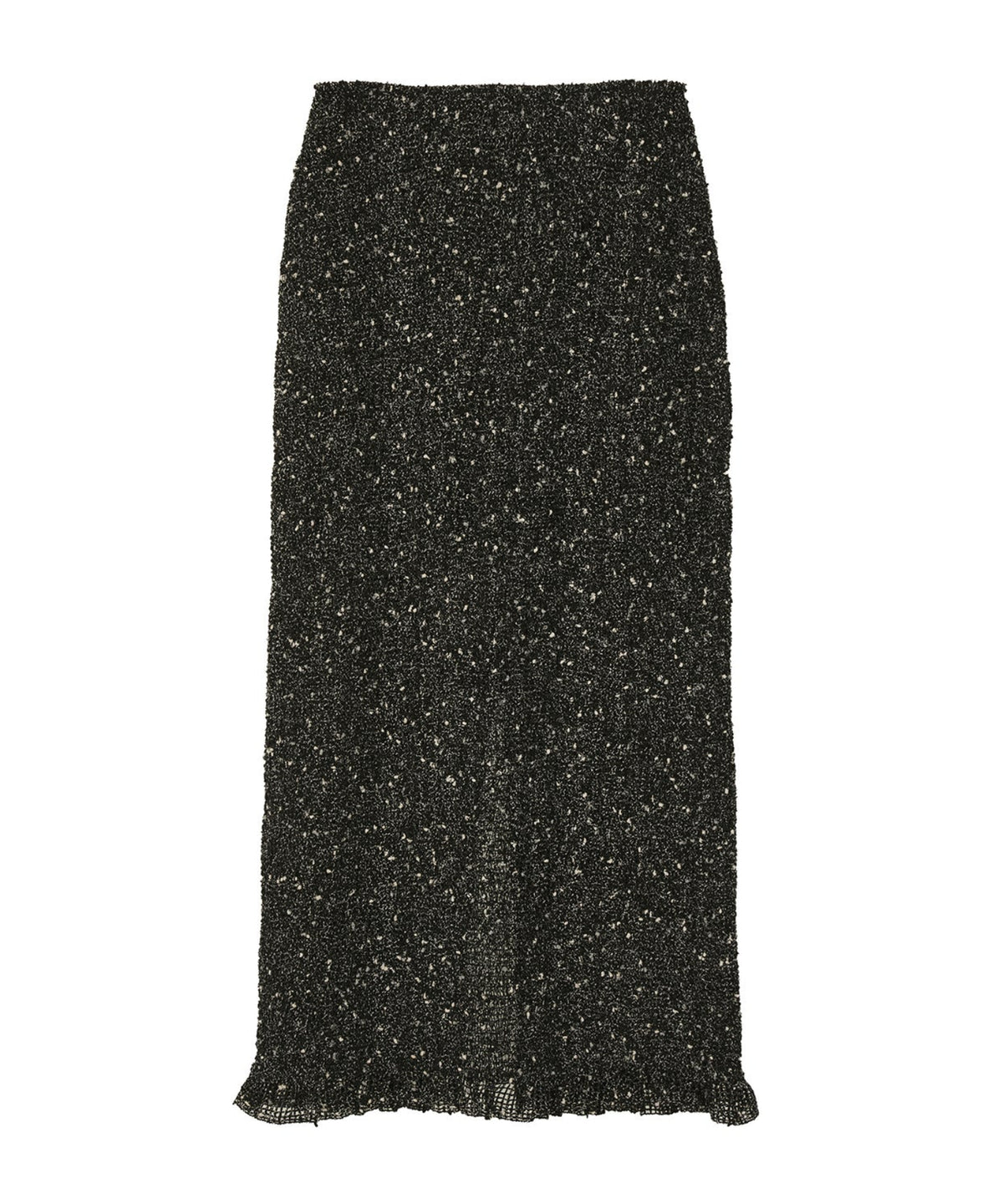 MIX MESH GATHER SKIRT