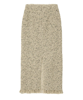 MIX MESH GATHER SKIRT