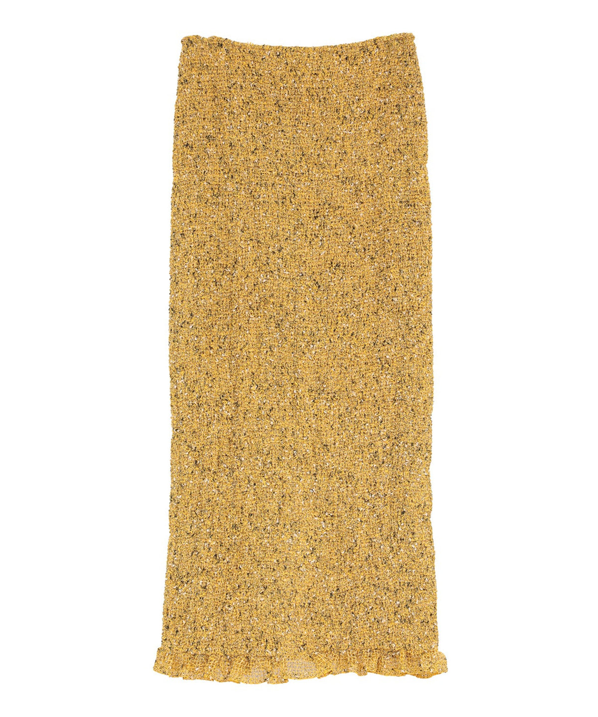 MIX MESH GATHER SKIRT