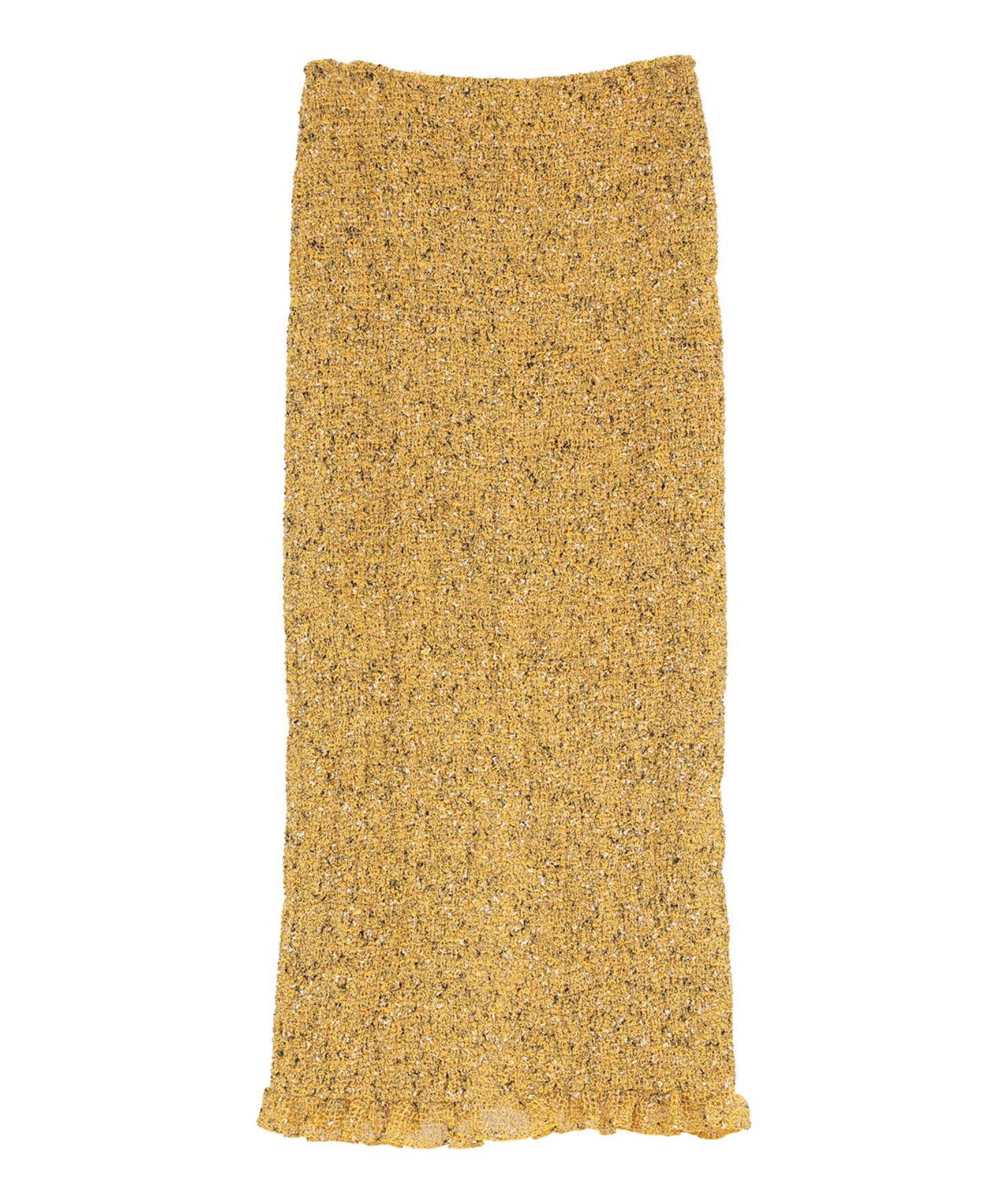 MIX MESH GATHER SKIRT