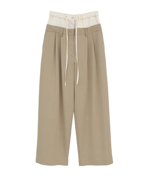 W WAIST WIDE SLACKS
