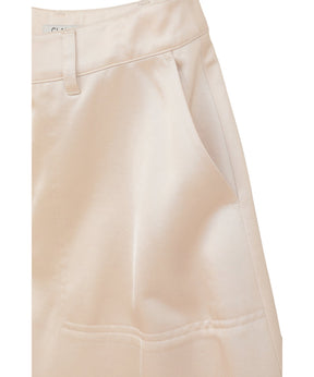2WAY ADJUST SATIN HALF PANTS