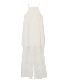 EMBROIDERY LACE CAMI ALL IN ONE