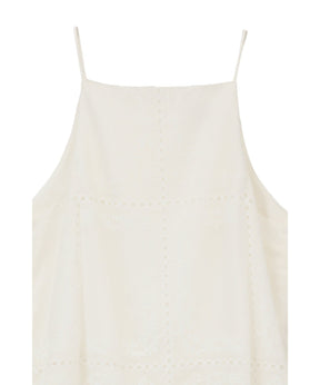 EMBROIDERY LACE CAMI ALL IN ONE
