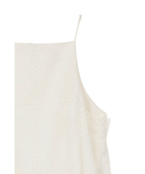 EMBROIDERY LACE CAMI ALL IN ONE