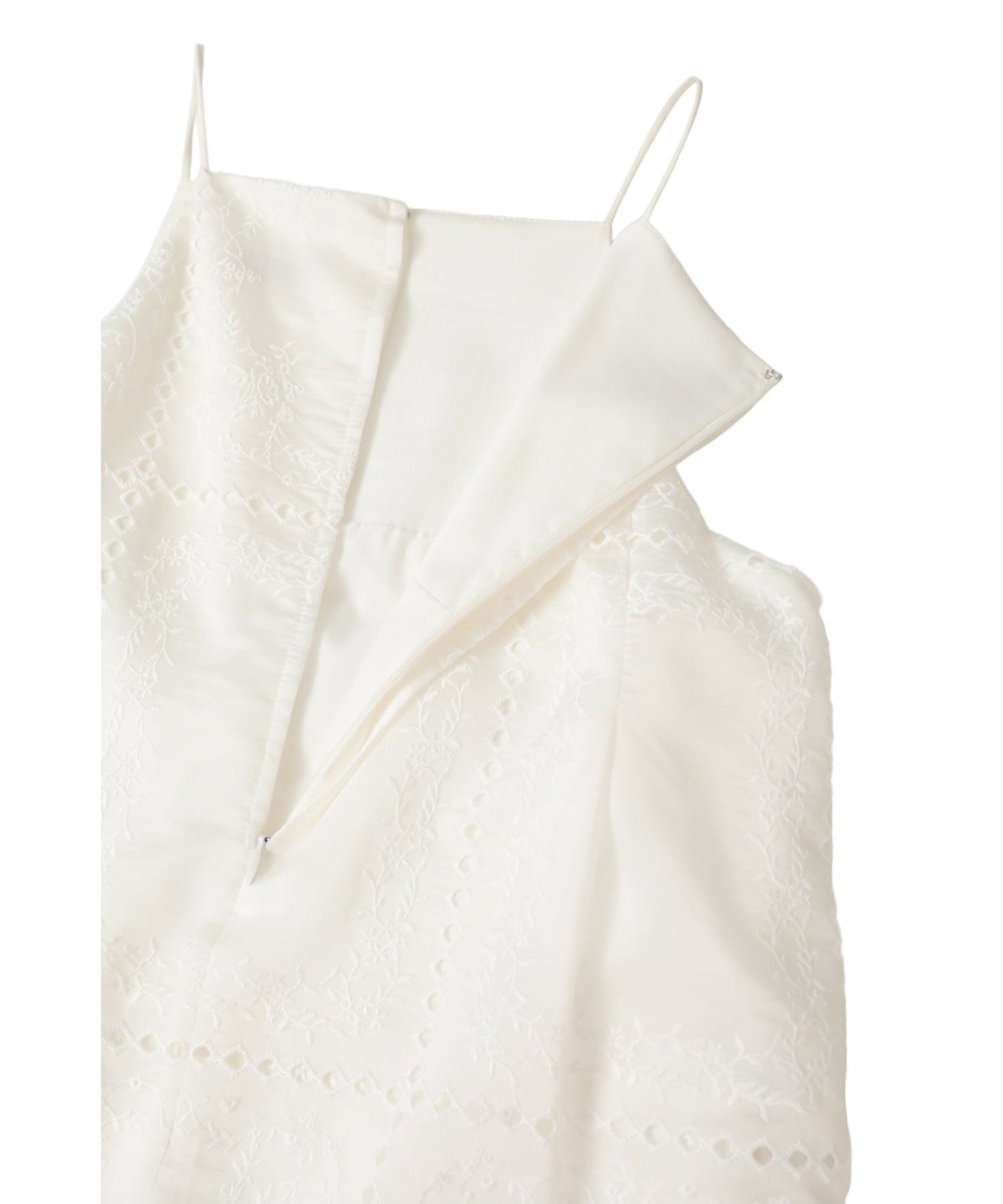 EMBROIDERY LACE CAMI ALL IN ONE