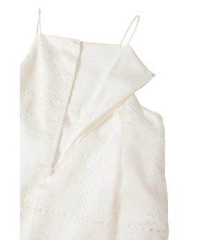 EMBROIDERY LACE CAMI ALL IN ONE