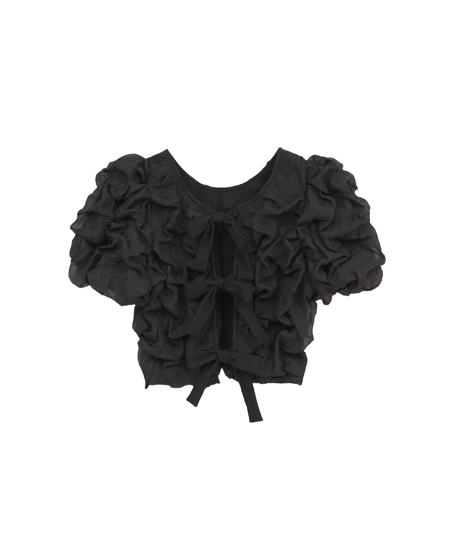 W FACE CLOUD PUFF SLEEVE TOPS