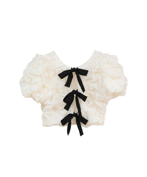 W FACE CLOUD PUFF SLEEVE TOPS