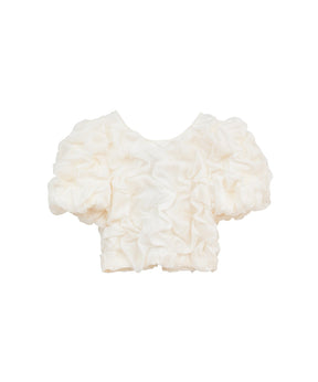 W FACE CLOUD PUFF SLEEVE TOPS
