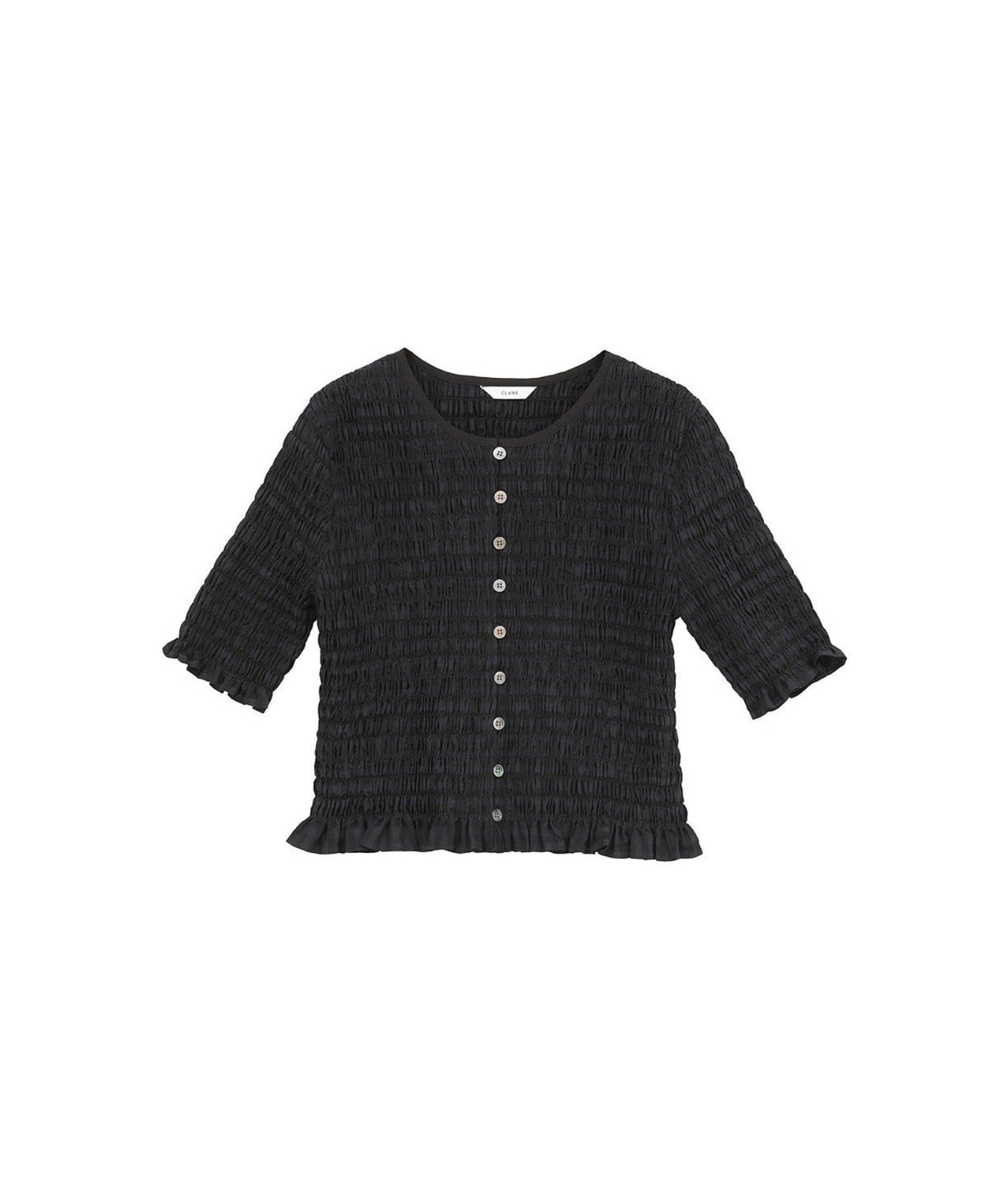 SHIRRING HALF SLEEVE BLOUSE